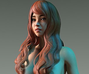 Woman hairstyle