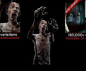 Zombies - Modular Four Pack [UE4]