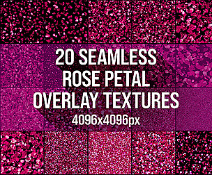 20 Seamless Rose Petal Patterns