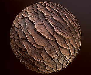 Stylized cliff