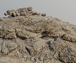 Coast Volcanic Rock Cliff big scanned PBR