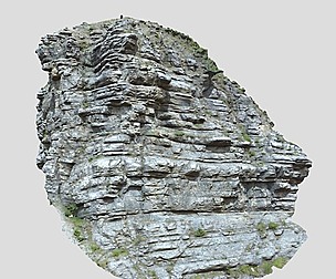 Mountain Cliff Sediment Alps Scan PBR