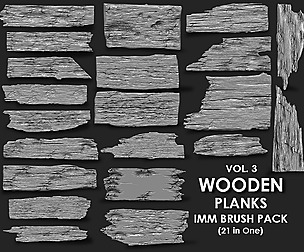 Wooden Plank IMM Brush Pack 21 in OneVol3
