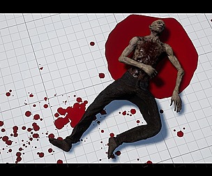 Semi-Permanent Blood Droplets