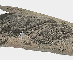 Sharp Coast Cliff Drone Scanned Big PBR
