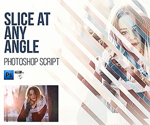 Slice at Any Angle Photoshop Script