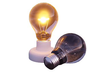 Light Bulb with Holder