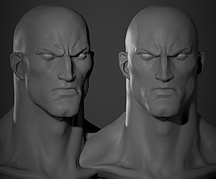 Head comic male type2
