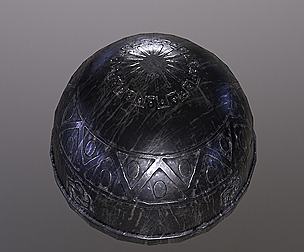 Gnome helmet with PBR Game ready