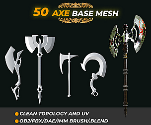 50 AXE BASE MESH