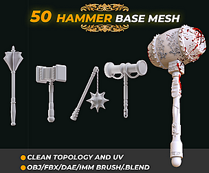 50 HAMMER BASE MESH