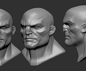 comic head basemesh