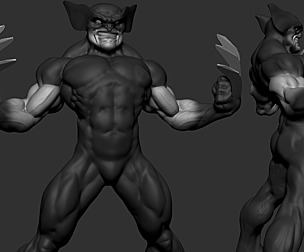 Wolverine Base Sketch
