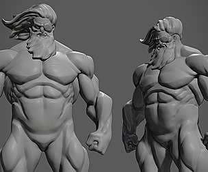 Old Thor/Odin basemesh