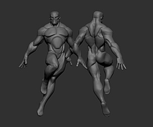 Comic Basemesh pose9