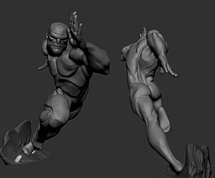Comic Basemesh pose8