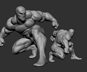 Comic Basemesh pose6