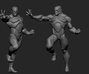 Comic Basemesh pose5