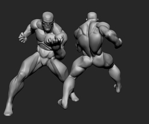Comic Hero Basemesh Pose1