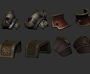 Pack Medieval Showlder Pad