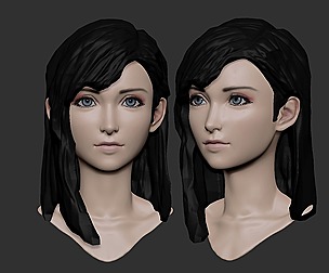 female anime head