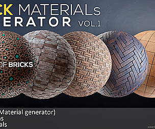Brick Materials Generator vol.1