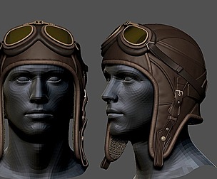 Aviator Helmet +Lents