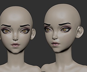 girl stylizedB