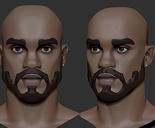 stylized Male head Basemesh4