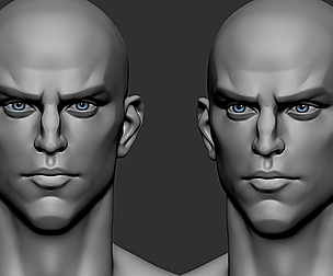 head stylized male7