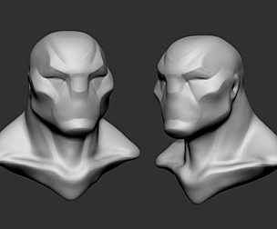 stylized head Basemesh