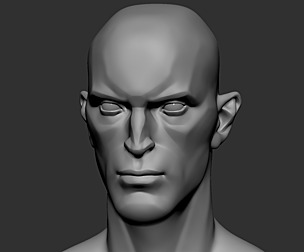 stylized Male head Basemesh2