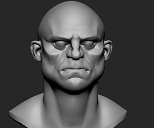 stylized Male head Basemesh