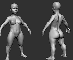 Female Basemesh Tipe2