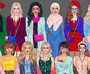 Glam Girl Character