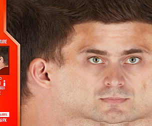Premade Head Texture Kayden Kline
