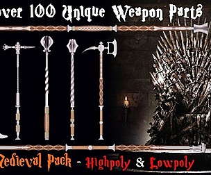 Medieval mega weapon kit bash pack series Vol 2