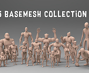 25 Basemesh collection 3