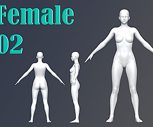 Female 02 Base Mesh