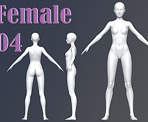 Female 04 Base Mesh