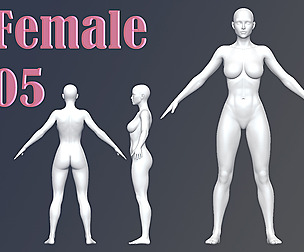 Female 05 Base Mesh