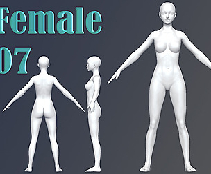 Female 07 Base Mesh