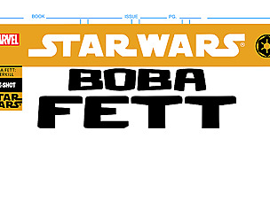 Boba Fett Comic Book Cover Template