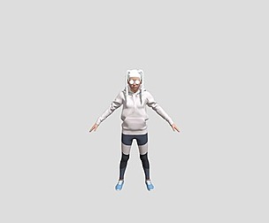 maya riggeed 3d female