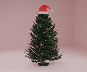 3D christmas tree