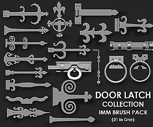 Door Latch IMM Brush Pack 21 in One