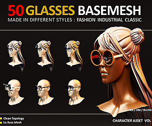 50 GLASSES BASEMESH