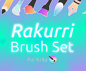 Rakurri Brush Set V2.1 for Krita 5