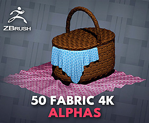🏭 50 Fabric Pattern Alpha 4K 🧺