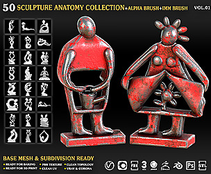 Sculpture_Anatomy_collection_Vol _01